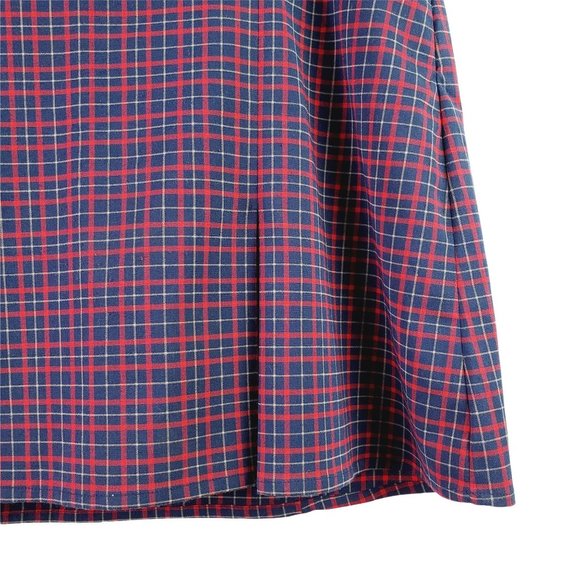 Vintage Y2K 2001 Tommy Jeans Plaid Pleated Mini Skirt Jr Size 11 - Picture 4 of 7